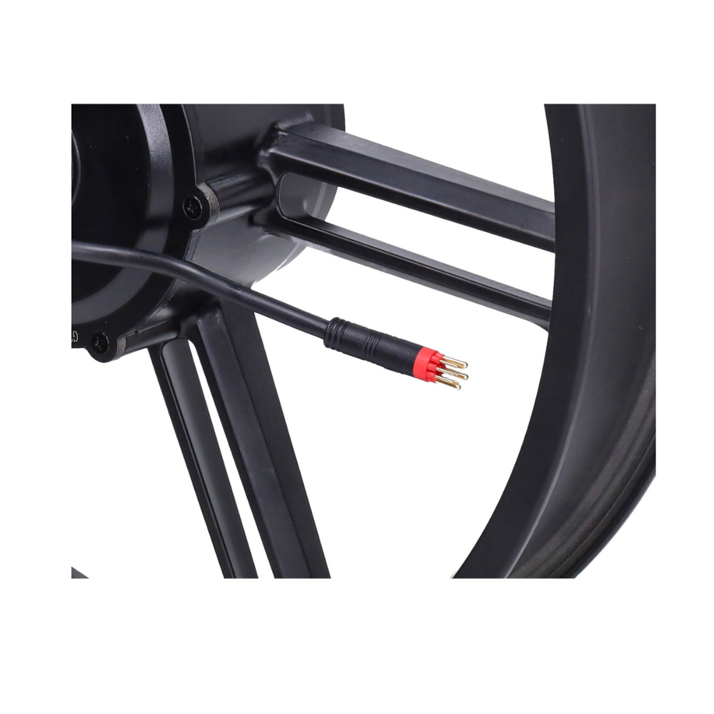 Round Wheel Plug In Rear Wheel Black + Motor 500W GT Right Side Red Plug V20 PRO Fatbike ...
