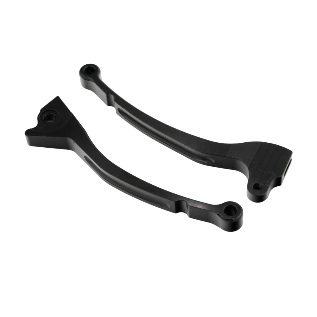 Remhendelset CNC Zelioni Look Glans Zwart Piaggio / Vespa