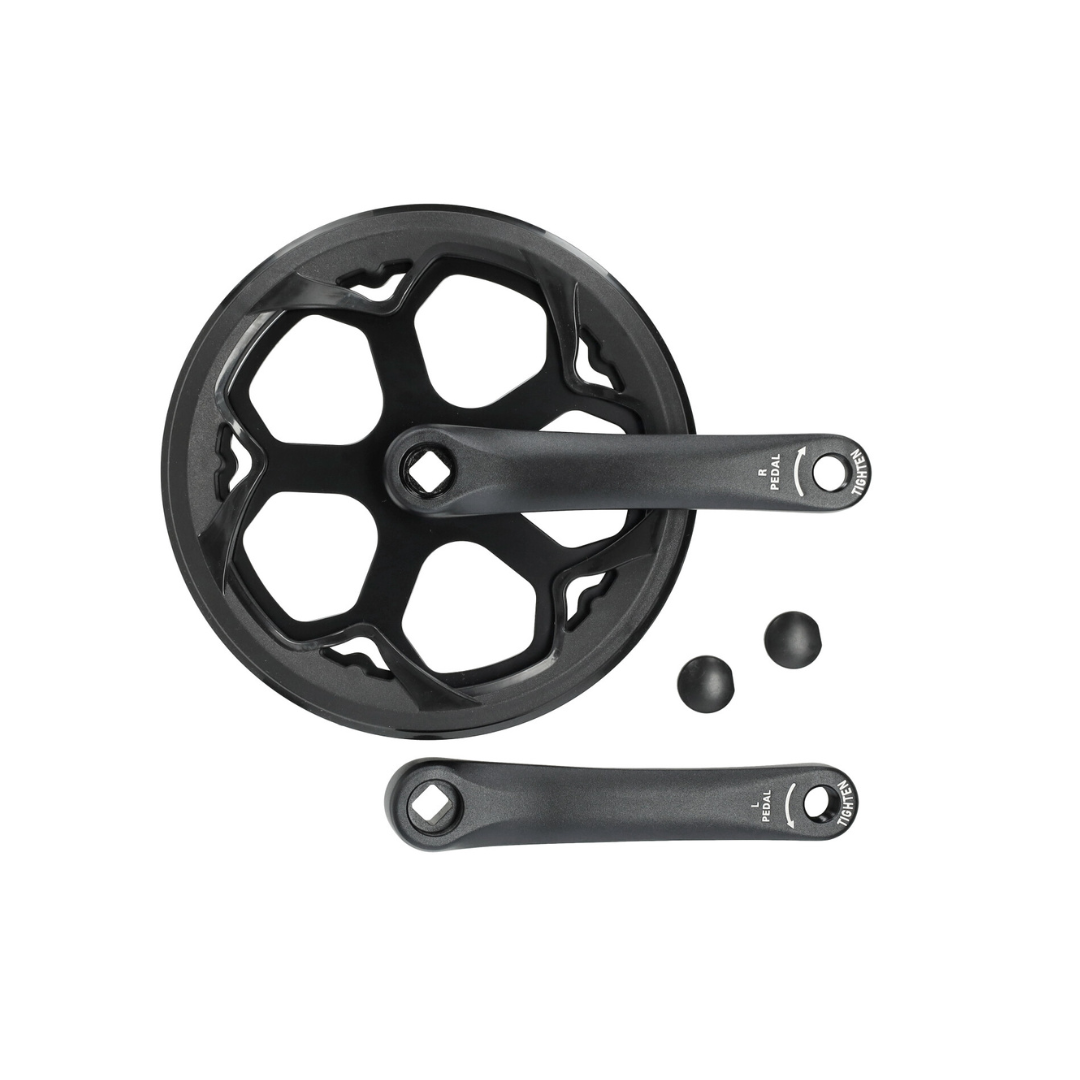Set movimento centrale guarnitura in alluminio L+R + pignone 48T V8 / V20 Pro Fatbike