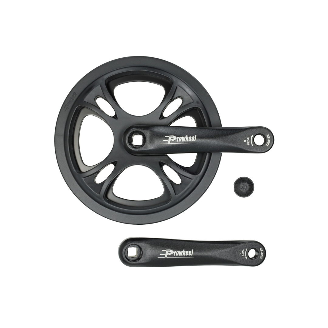 Set movimento centrale guarnitura in alluminio L+R + pignone 48T V8 Pro Fatbike
