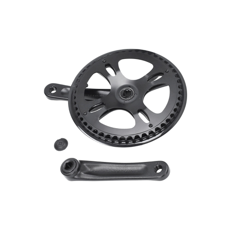 Set movimento centrale guarnitura in alluminio L+R + pignone 48T V8 Pro Fatbike