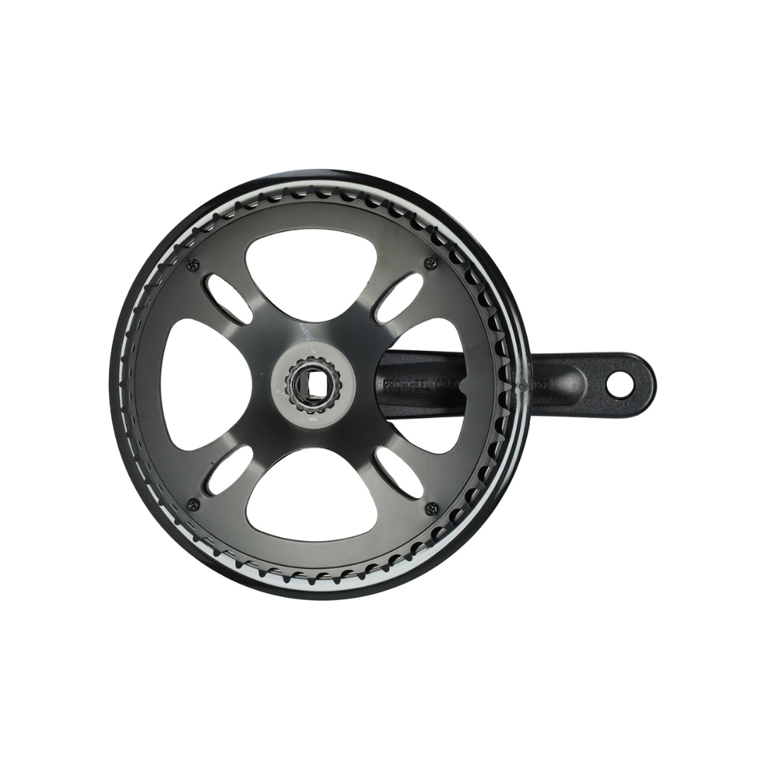 Set movimento centrale guarnitura in alluminio L+R + pignone 48T V8 Pro Fatbike