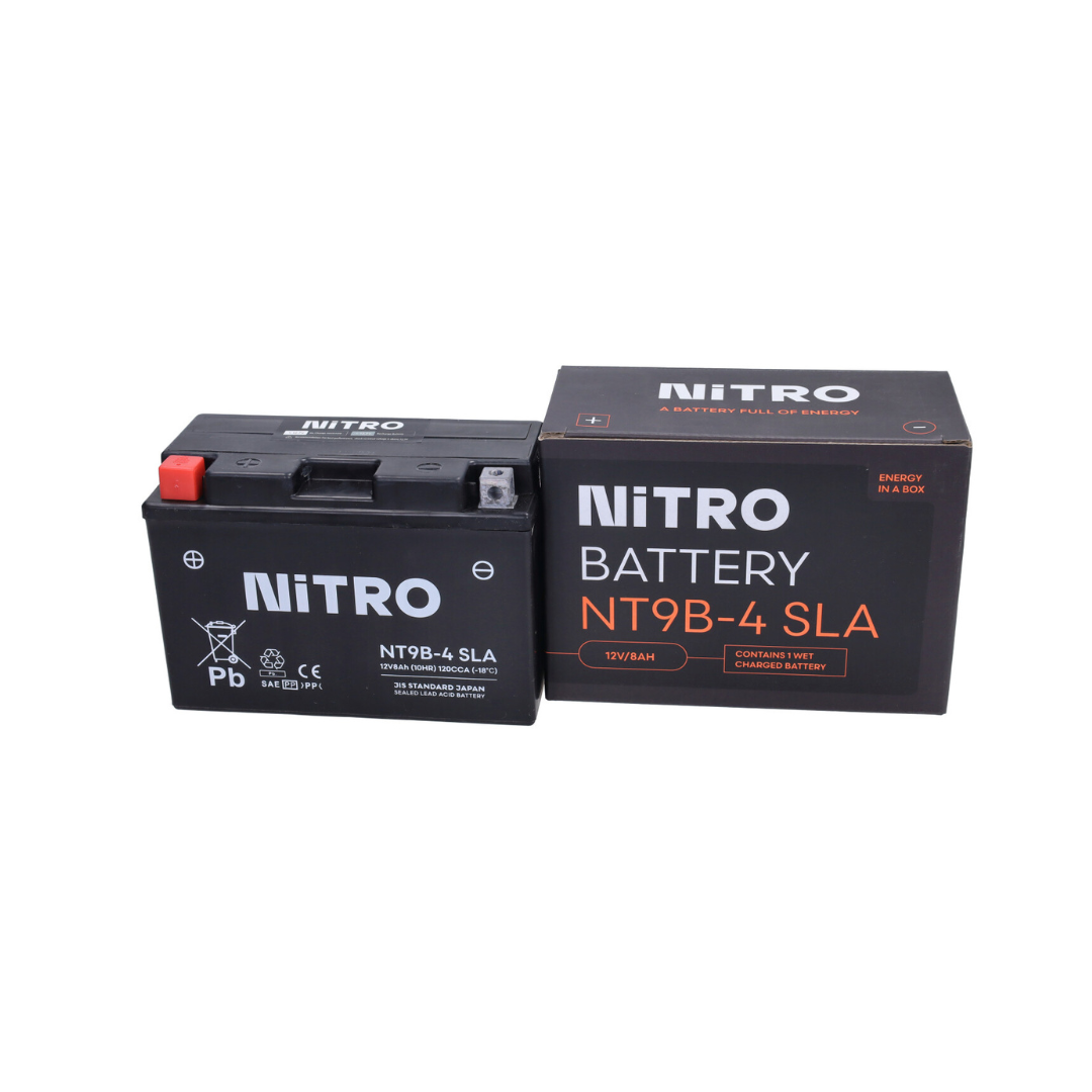 Battery nitro yt9b-4 12v 8ah gel (maintenance-free)