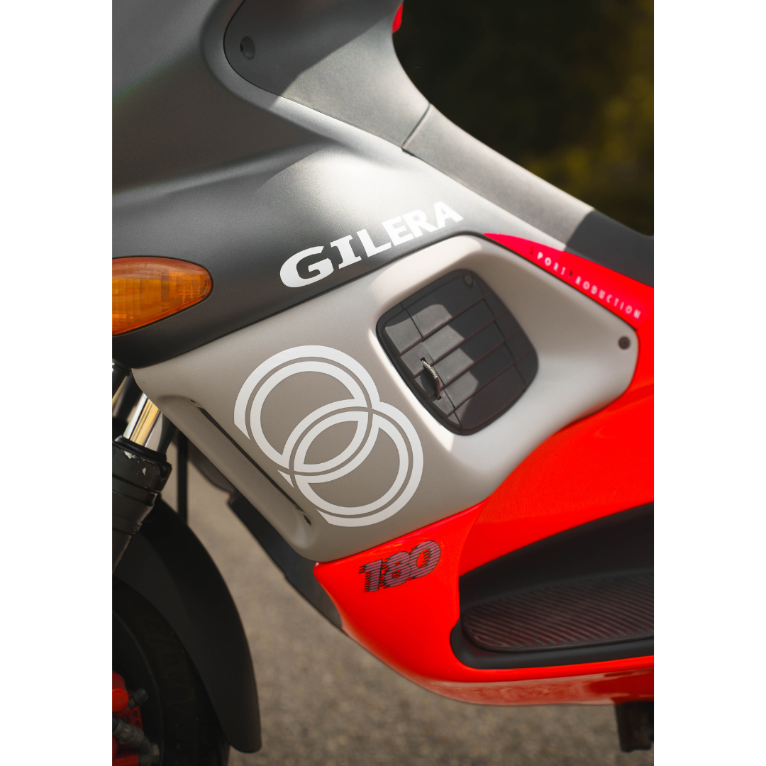 Radiator Covers Gray Gilera Runner 50-180cc 2 Stroke