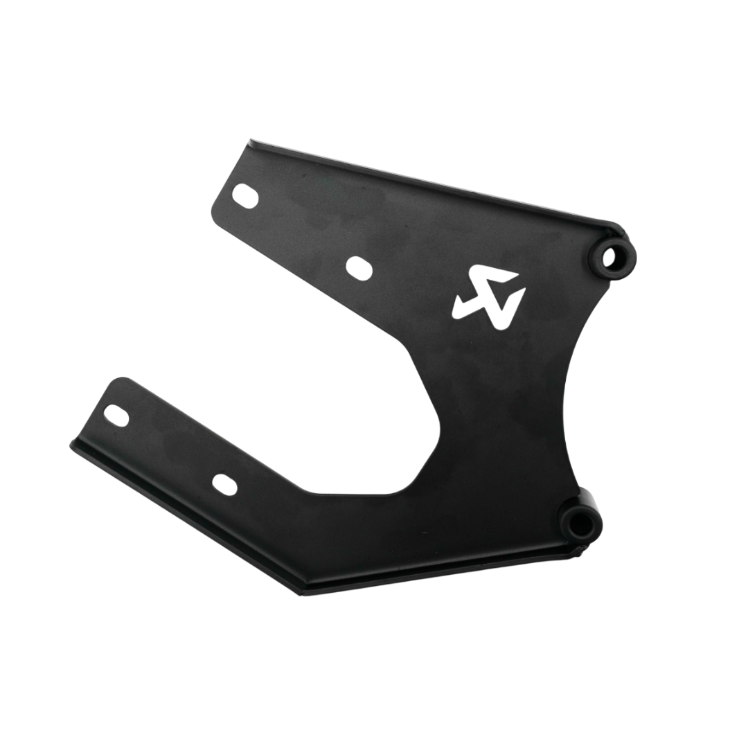 Akrapovic Uitlaatbocht + Ophanging Mat Zwart Piaggio 80cc 4 Takt Euro 4/5