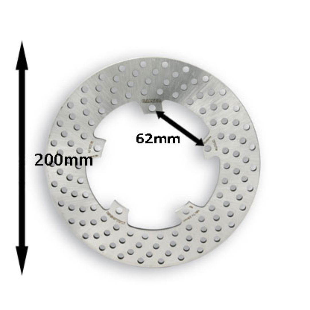 Malossi 200mm brake disc Zip SP/Vespa Sprint