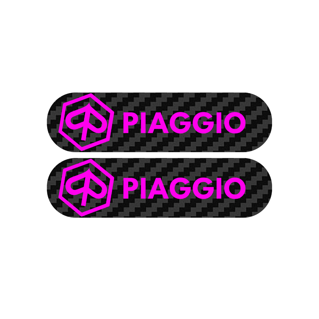 Réflecteur 3D Piaggio Logo Carbon Zip