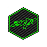 Logo 3D sur la capuche avant Carbon Zip