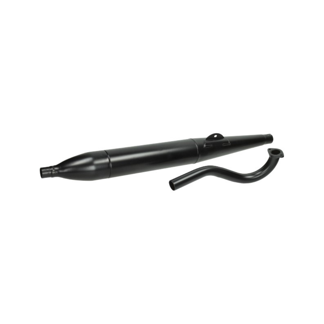 Exhaust 28mm complete + bend cigar black puch maxi