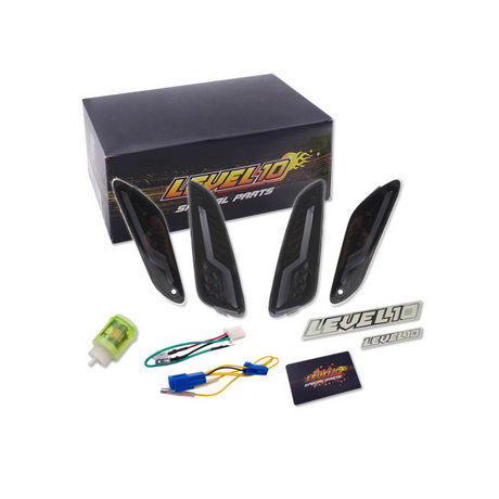 Level10 Led Voor & Achter Flow/Moving Vespa Sprint / Primavera Ledjes