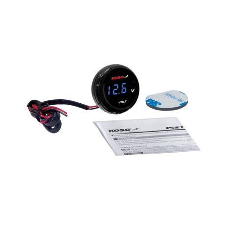 Voltmeter Koso 7-19.9 Volt blue