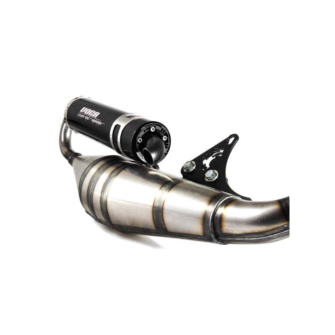 Exhaust Voca 50/70cc Black Piaggio 2 stroke