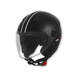 Helmet per bambini Vito Jet Moda Bambino Mat Black