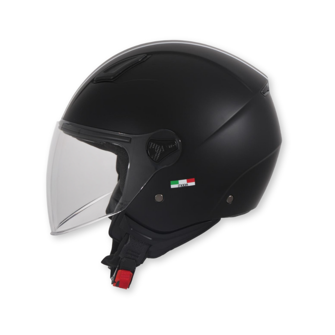 Helmet per bambini Vito Jet Moda Bambino Mat Black