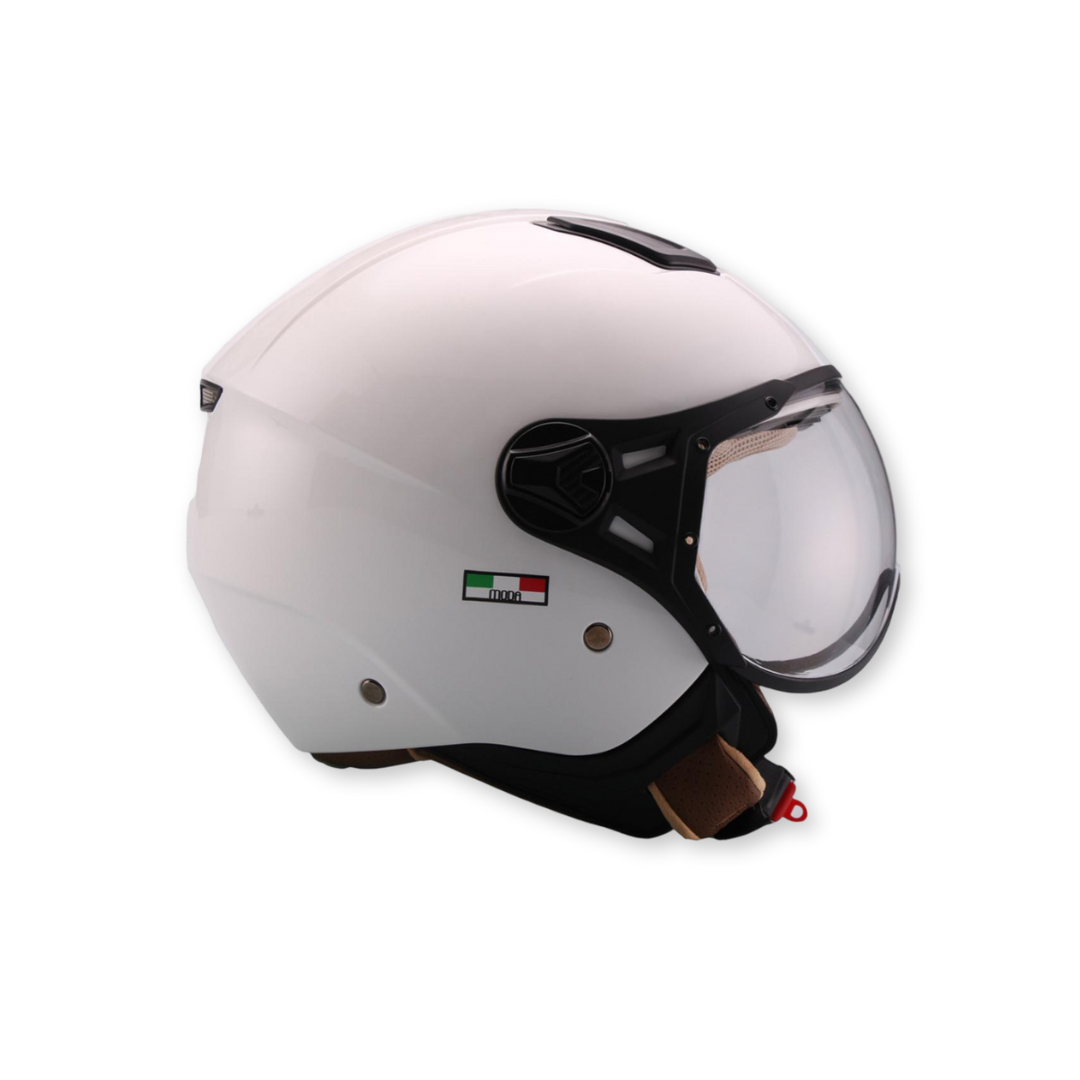 Casque vito moda gloss blanc