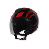 Helm Vito Isola Glans Zwart / Rood