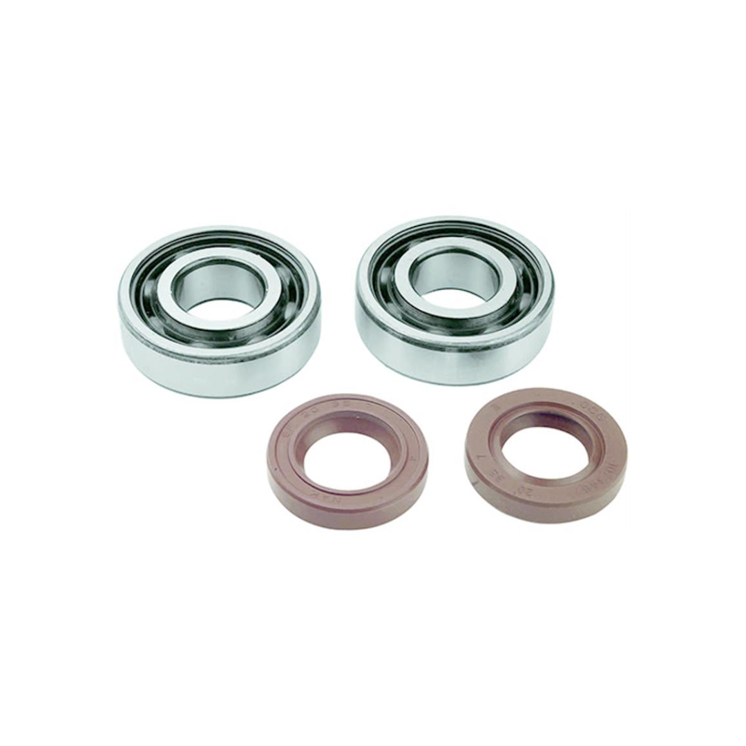Krukaslager + Keerringset SKF 6204 C4 Derbi Euro 2 / 3 / 4