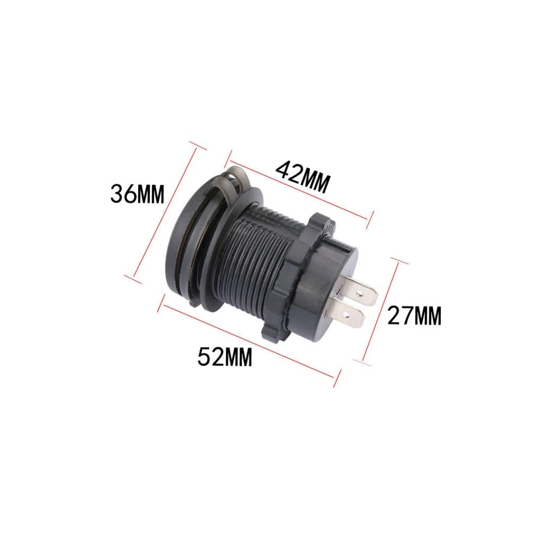 USB charger with voltmeter 1 port