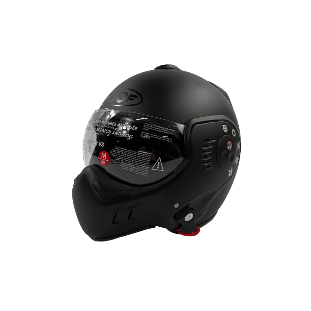 Boxer V8 Helm Mat Zwart S T/M Xxl