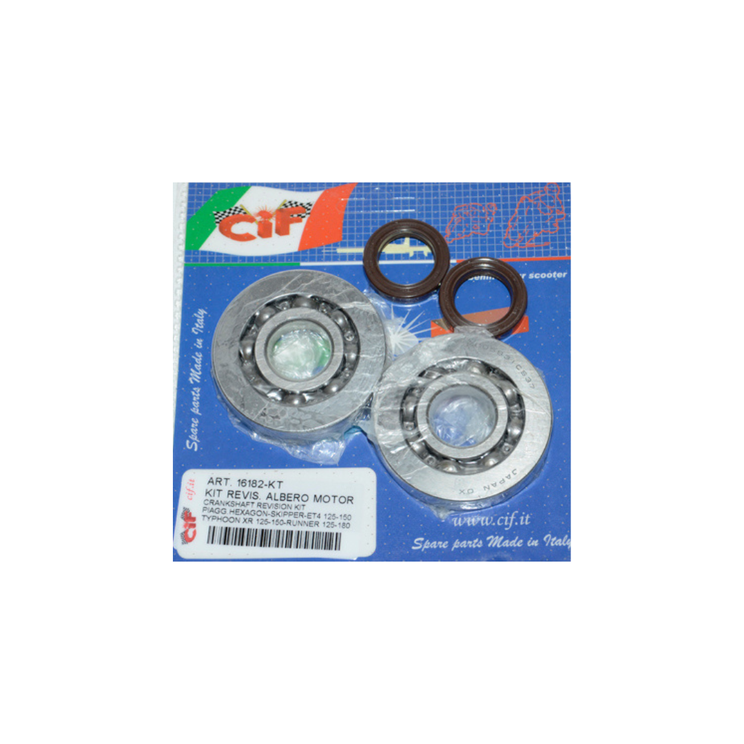 Lagers Met Keerringset Cif Runner/Skipper/Typhoon/Hex 125-180Cc Krukas Lager