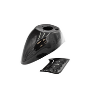 Parafango anteriore / Tappo ammortizzatore in carbonio Piaggio Zip SP