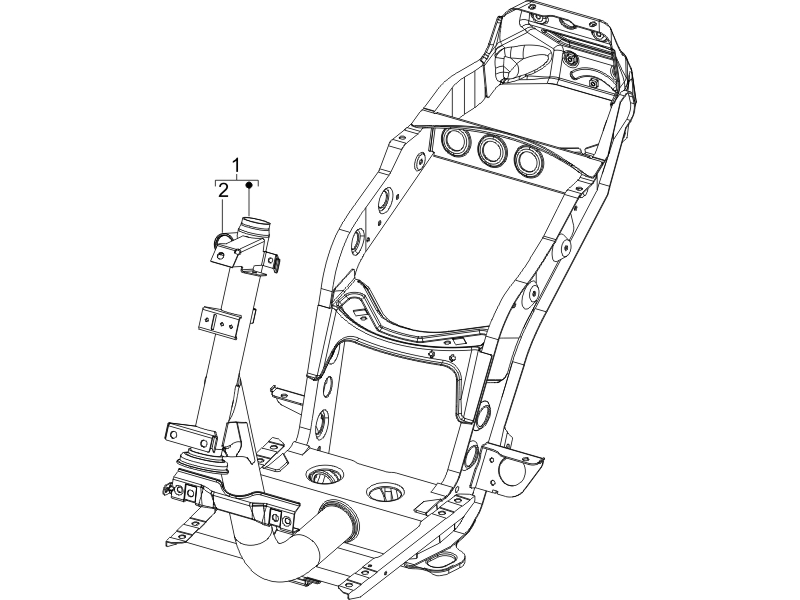 Piaggio Zip 50 4T NOABS E2 2006-2013 – Chassis Carrosserie