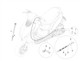 Piaggio Zip 50 4T NOABS E4 2018 - 2020 – Bowdenkabels