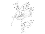 Piaggio Zip 50 4T NOABS E4 2018 - 2020 – Brandstoftank