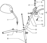 Piaggio Zip Fast Rider RST – Stuur Onderdelen2