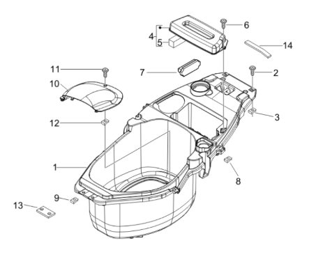 Piaggio Zip SP H2O 50cc 2 Takt 2001-2015 – Buddybak