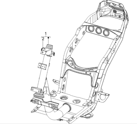 Piaggio Zip SP H2O 50cc 2 Takt 2001-2015 – Frame