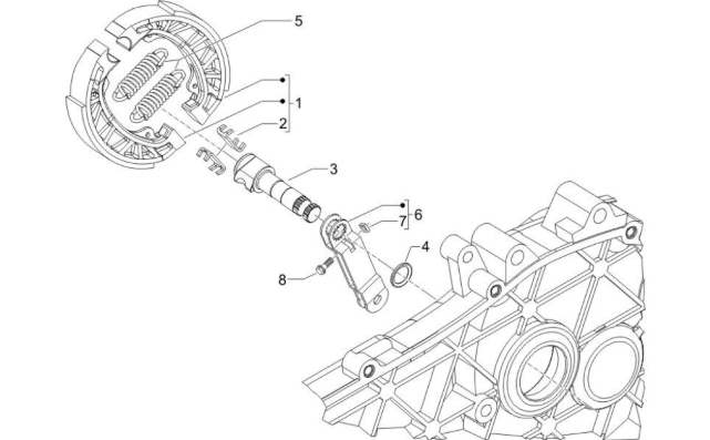Piaggio Zip SP H2O 50cc 2 Takt 2001-2015 – Remschoenen