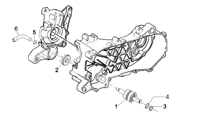 Piaggio Zip SP H2O 50cc 2 Takt 2001-2015 – Waterpomp
