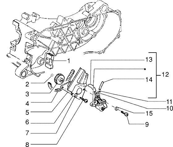Piaggio Zip Type 1 2 – Oliepomp