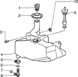 Piaggio Zip Type 3 – Olietank
