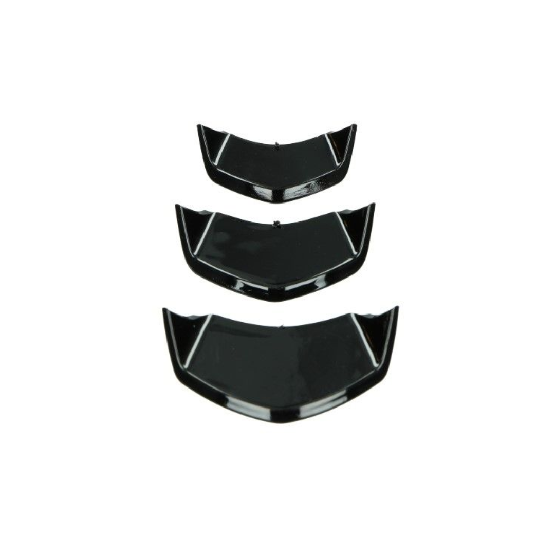 Sierstripset Claxonneus Vespa Sprint Euro-4/5 Glans Zwart