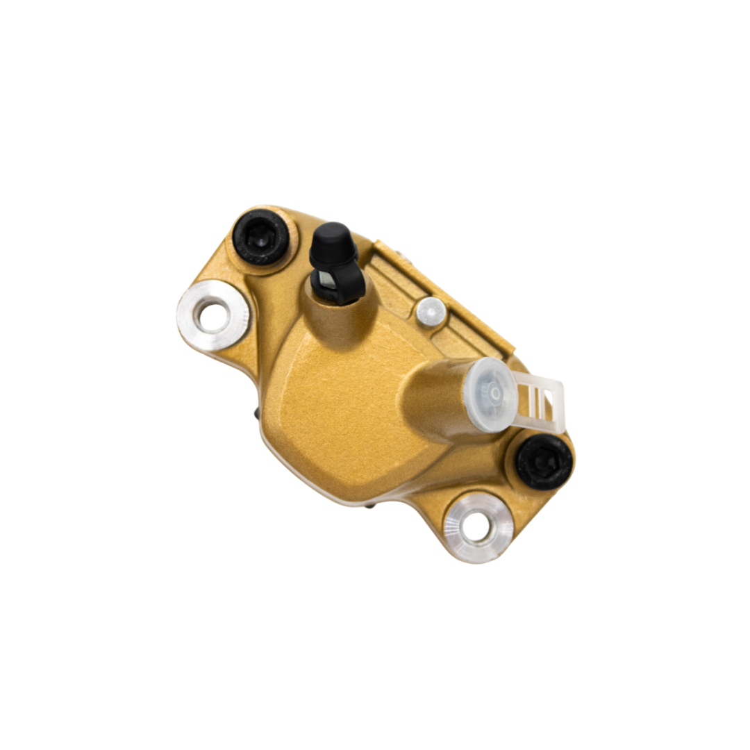 Brake Klauw Gold behind Gilera Runner / Piaggio NRG Original