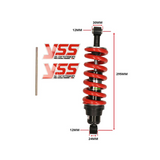 Shock assorbitore YSS Hybrid Mono Red 290mm Derbi Senda