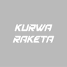 Sticker Kurwa Raketa - 10x4.4CM