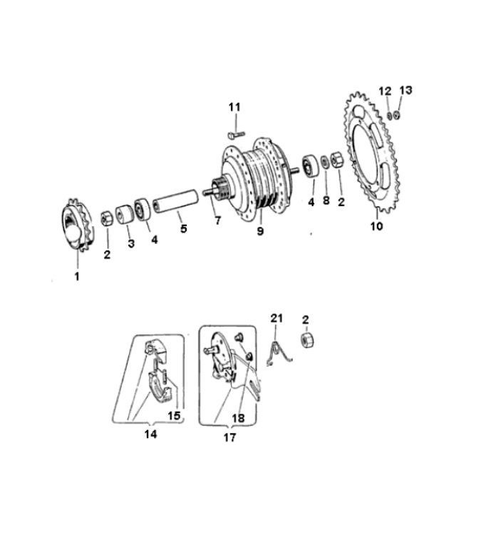 Puch Maxi – Achternaaf