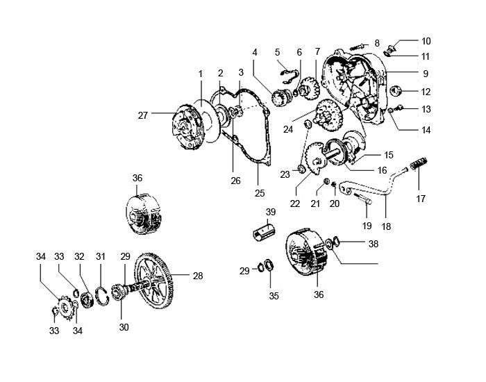 Puch Maxi – Startkoppeling