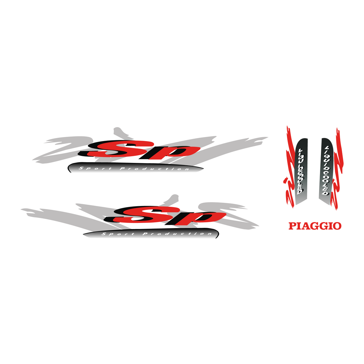Set adesivi Piaggio Zip SP98 modello originale