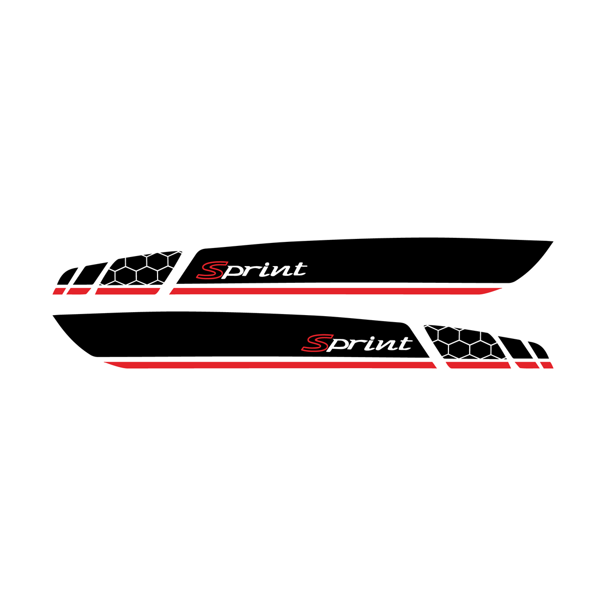 Set di adesivi Striping Vespa Sprint