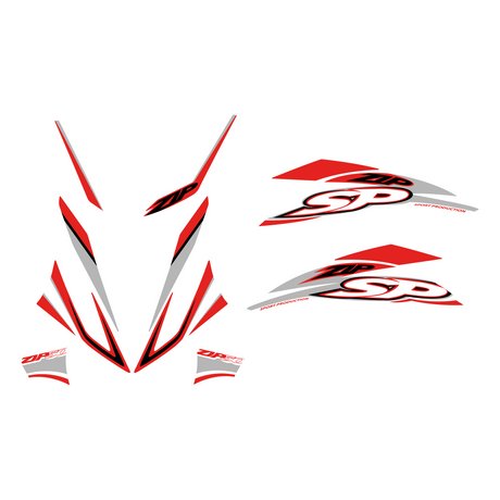 Stickerset Piaggio Zip SP H2O