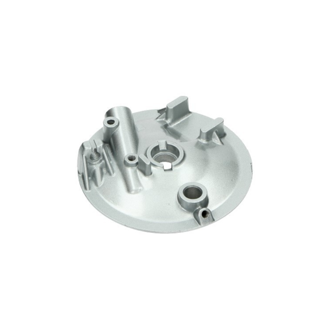 Remanker plate front wheel Puch MS/MV silver