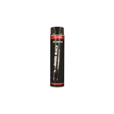 Motip Glans Zwart Spuitbus 600Ml Spuitlak