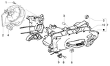 Vespa LX 50 2T – Cover Drive Fan Housing
