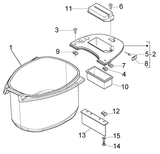 Vespa LX 50 2T – Helmet box
