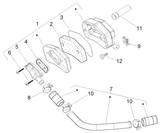 Vespa LX 50 2T – Air filter housing