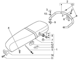 Vespa LX 50 2T – Saddle
